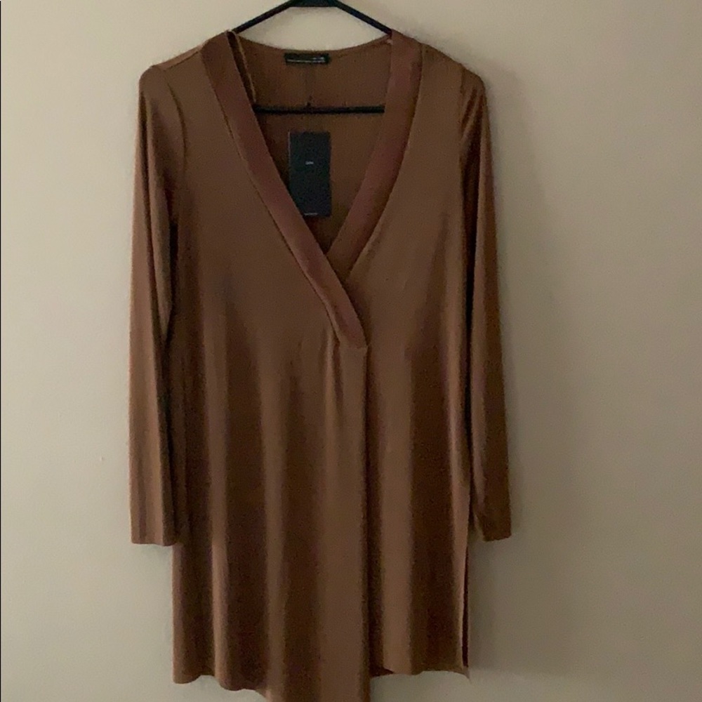 New Zara long top... perfect for leggings. Size M